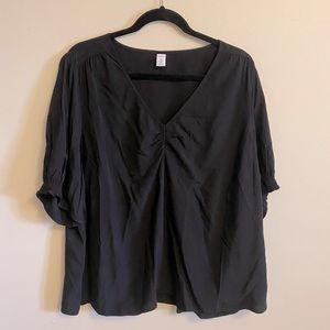 2/$25 ✨NWT Old Navy Black Blouse XXL ✨